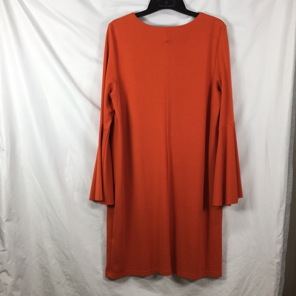 ASOS Orange Maternity Bell Sleeve Maxi Dress Size 14 NEW With Tags - Picture 10 of 10
